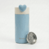 the heart tumbler baby blue